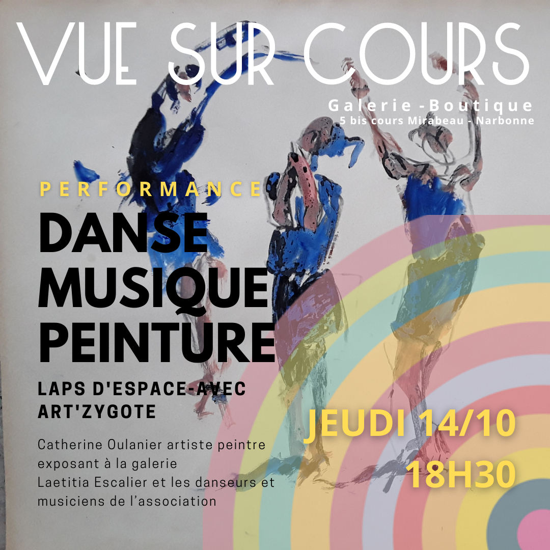 Performance Danse Musique Peinture Galerie Vue sur Cours