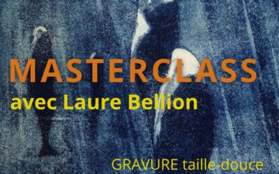 Masterclass GRAVURE taille-douce, démonstration d’impression avec Laure Bellion