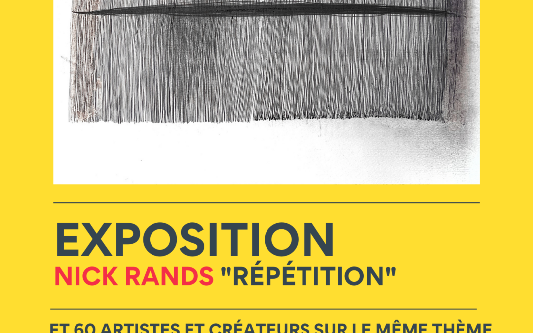 L'affiche de l'exposition ''Répétitions'' à la galerie Vue sur Cours à Narbonne en Occitanie